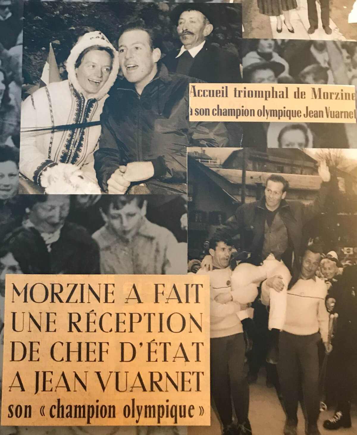 2 patineurs artistiques des années 70 prennent la pose